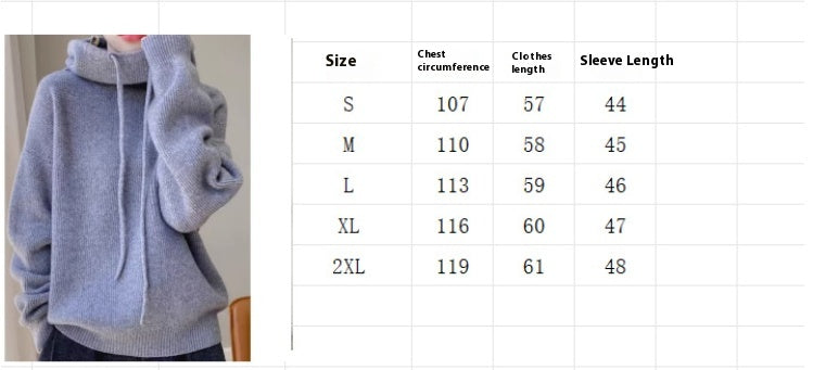 Women’s Thick Knit Lazy Style Sweater