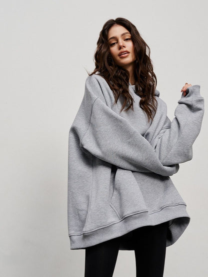 Street Boyfriend Oversized Polar Fleece Hoodie