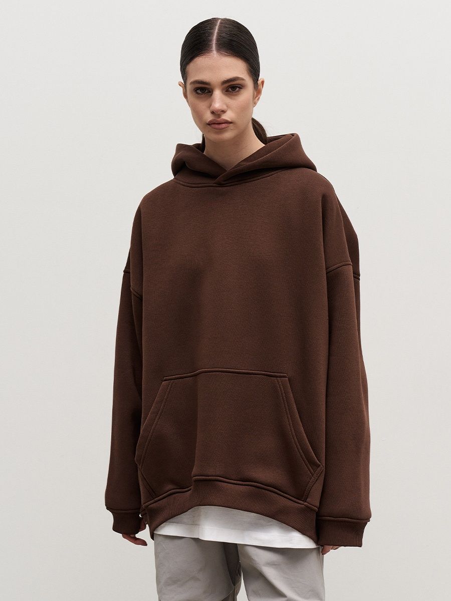 Street Boyfriend Oversized Polar Fleece Hoodie