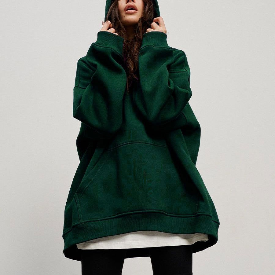 Street Boyfriend Oversized Polar Fleece Hoodie