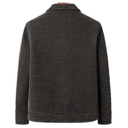 Men’s Slim Fit Fleece-Lined Wool Jacket