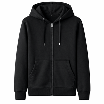Men’s Fleece-Lined Zip-Up Hoodie Jacket