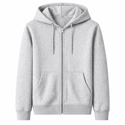 Men’s Fleece-Lined Zip-Up Hoodie Jacket