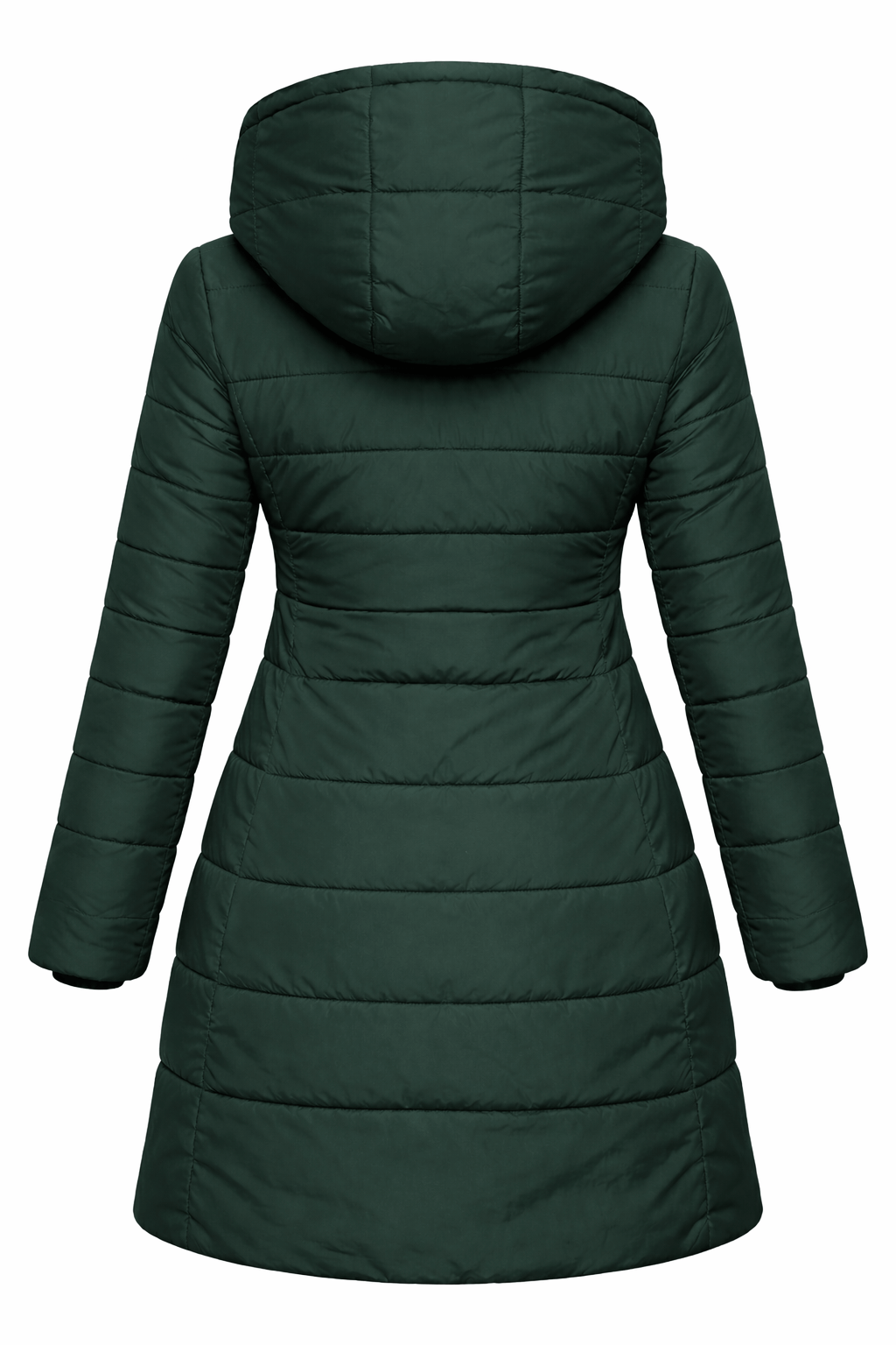 Women’s Winter Cotton-Padded Jacket – European Style Long Hooded Coat