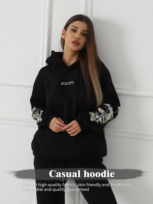Women’s Floral Long Sleeve Sweatshirt