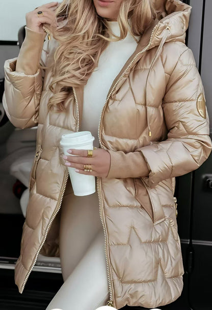 Women’s Hooded Long Winter Down Jacket