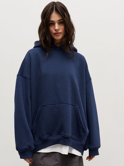 Street Boyfriend Oversized Polar Fleece Hoodie